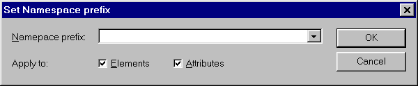 XML Namespace Support in XML Spy