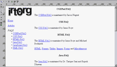 The internal browser isn't up to much in Homesite