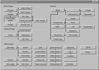 Figure 1 - Template Manager
